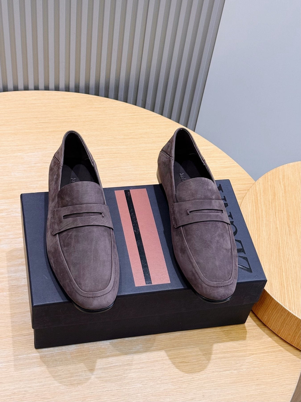 Ermenegildo Zegna Moccasin Penny Loafers — front