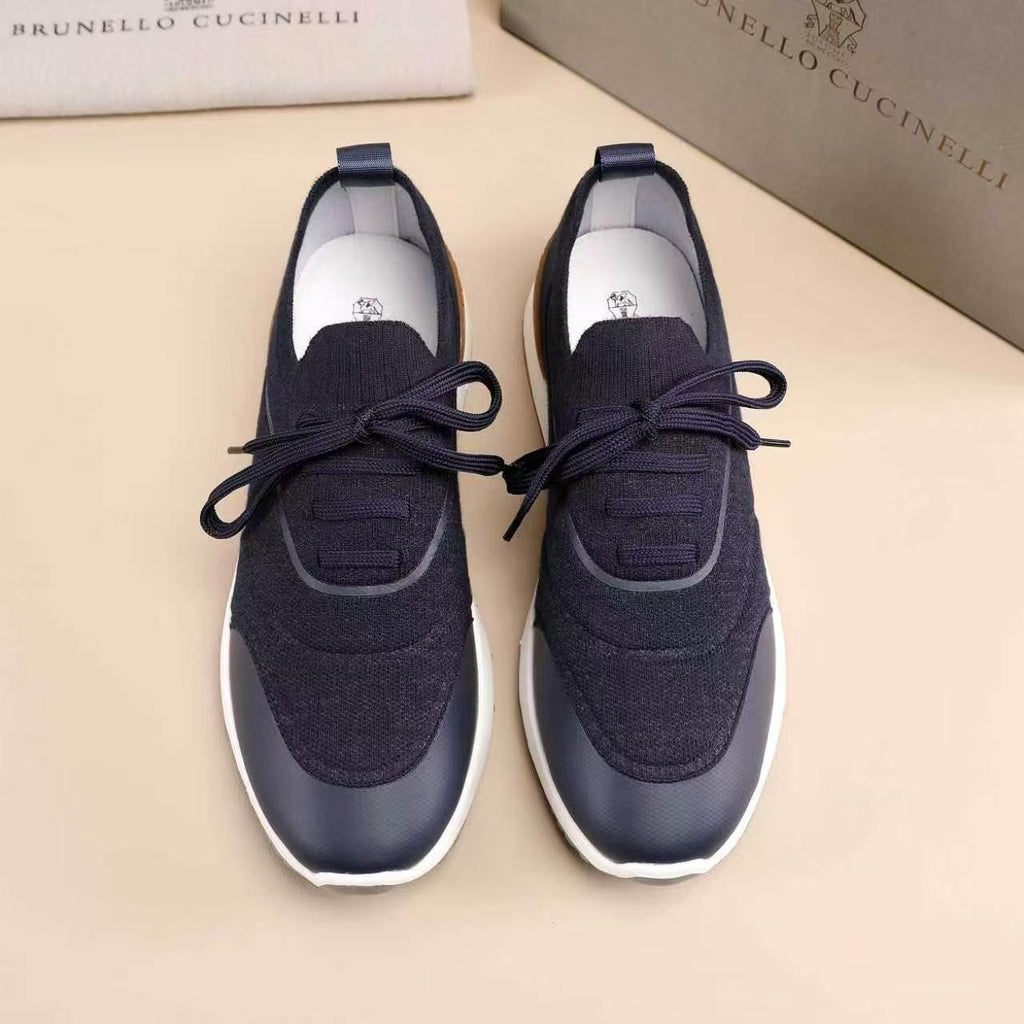Brunello Cucinelli Panel Low-Top Sneakers — front