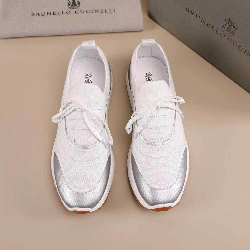 Brunello Cucinelli Panel Low-Top Sneakers — front