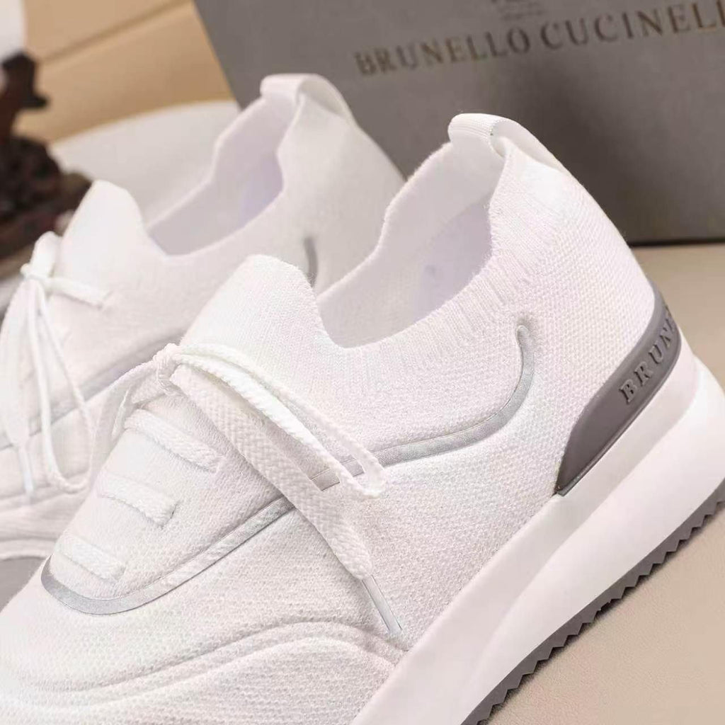Brunello Cucinelli Panel Low-Top Sneakers — detail