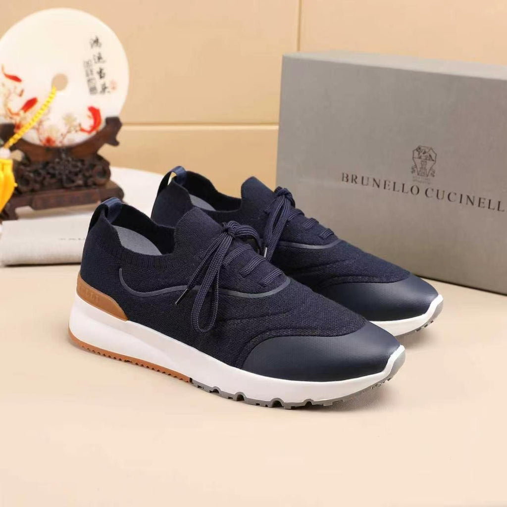 Brunello Cucinelli Panel Low-Top Sneakers — front