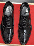 Gucci Glossy Brogue Oxford Shoes — hero