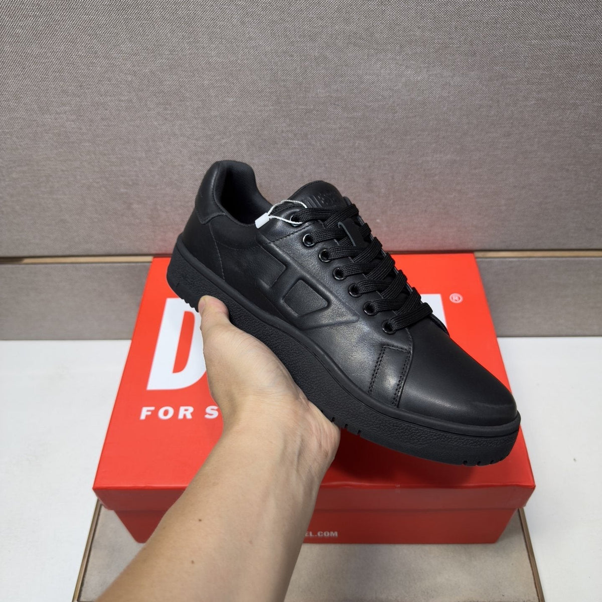 Diesel Men’s Low-Top Lace-Up Sneakers — side