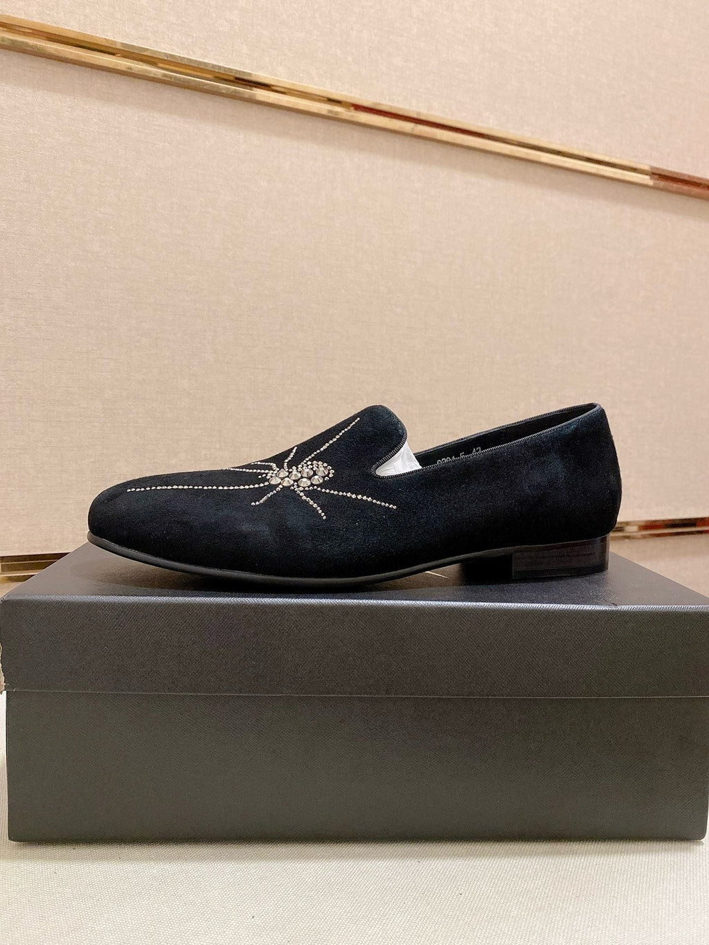 Giuseppe Zanotti Black Spider Loafers — hero