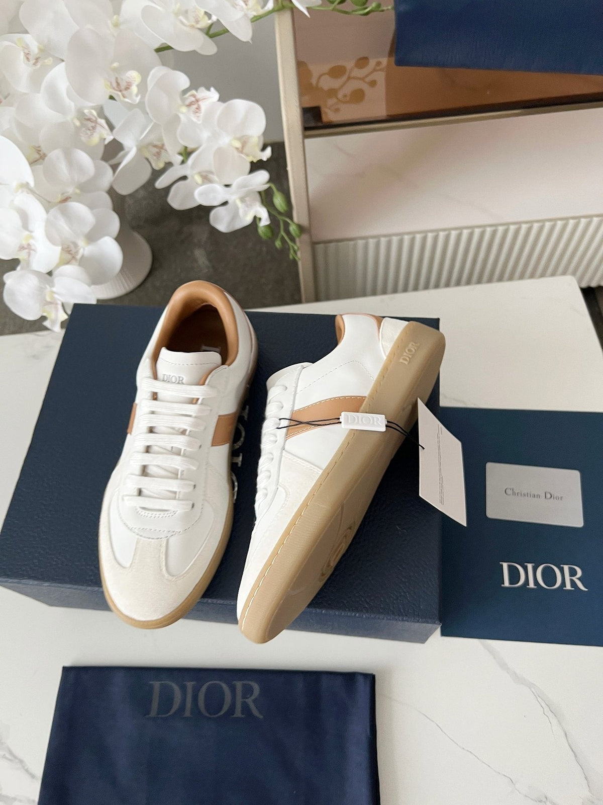 Dior B01 Low-Top Sneakers — front