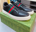 Gucci Men's Stripe Low-Top Sneakers — hero