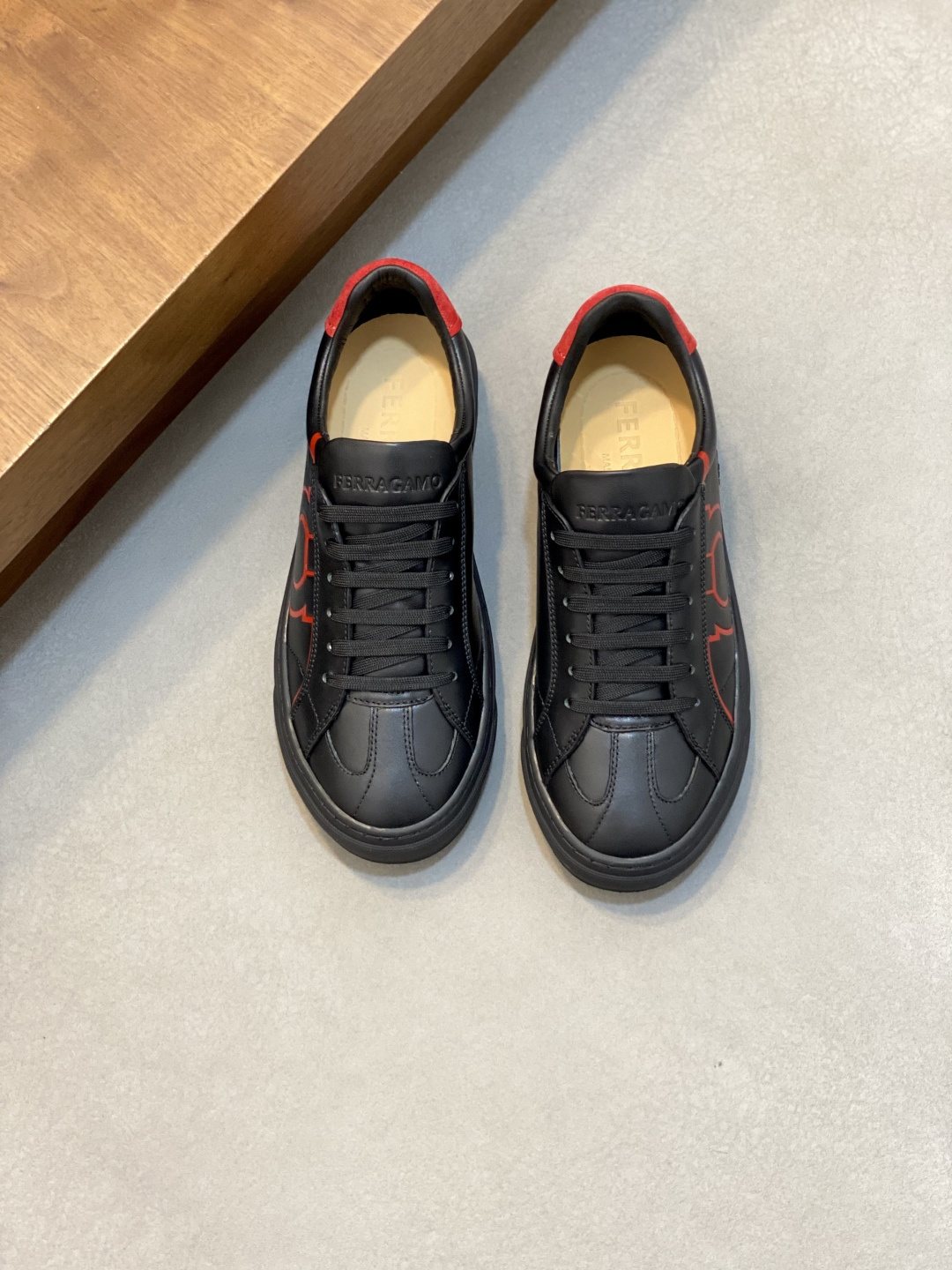 Ferragamo Gancini Low-Top Sneakers — front