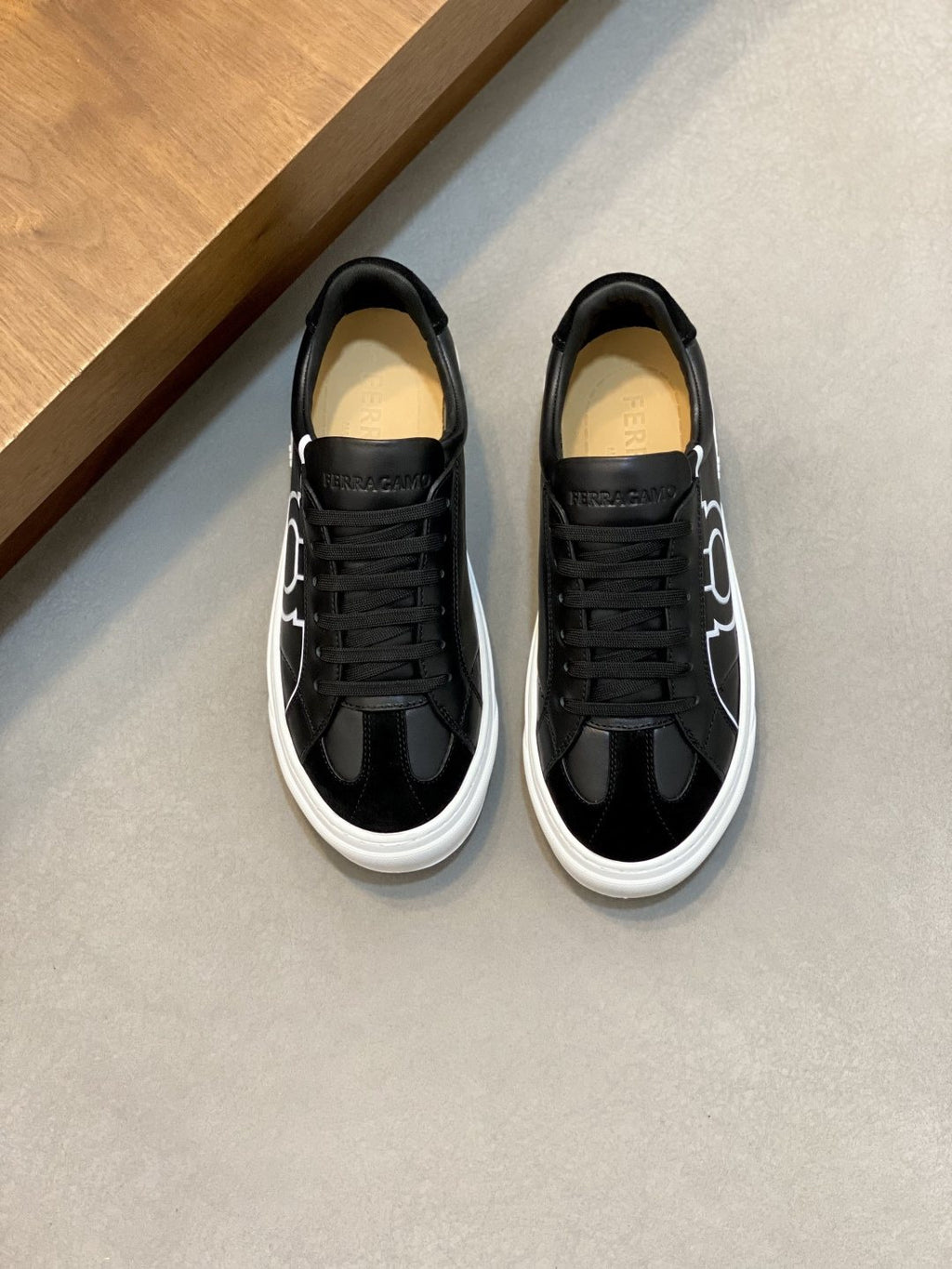 Ferragamo Gancini Low-Top Sneakers — side