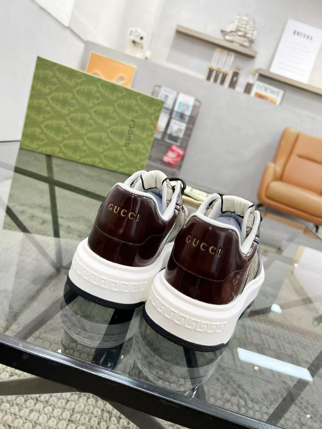 Gucci Platform Low-Top Sneakers — back