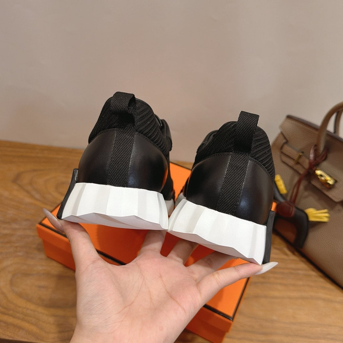 Hermès Lace-Up Sneakers — back