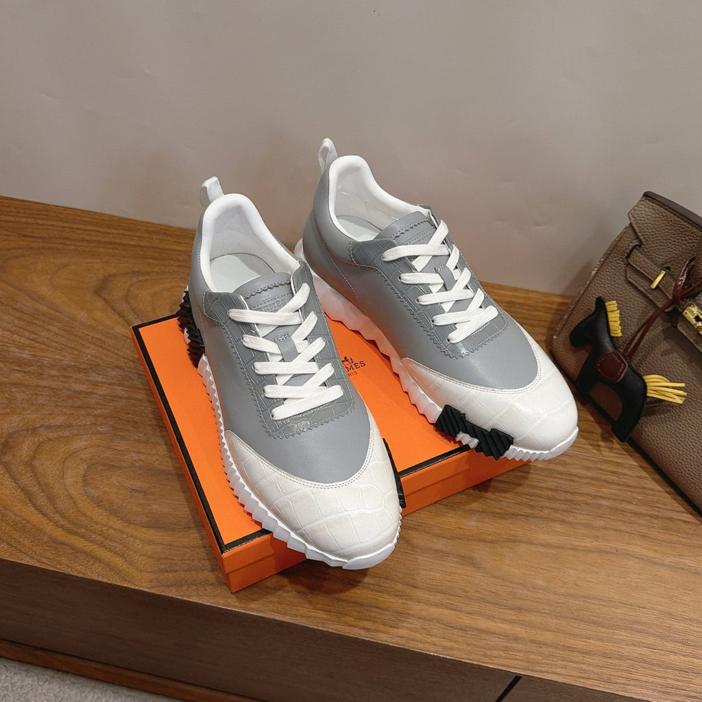 Hermès Lace-Up Sneakers — front