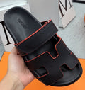 Hermès H-Cutout Slide Sandals — hero