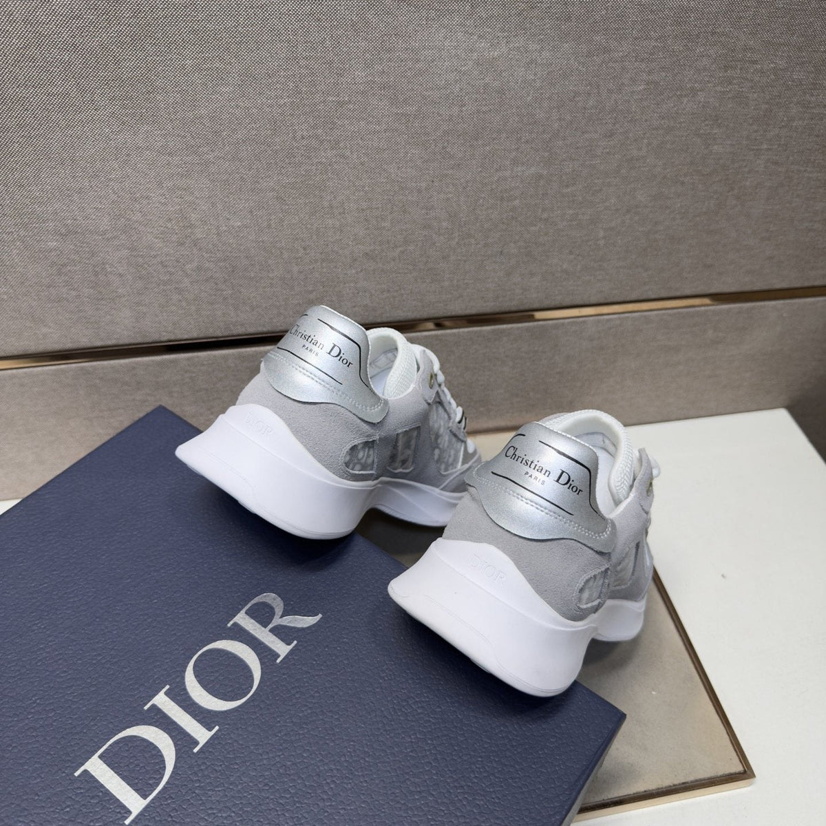 Dior Paneled Low-Top Sneakers — back