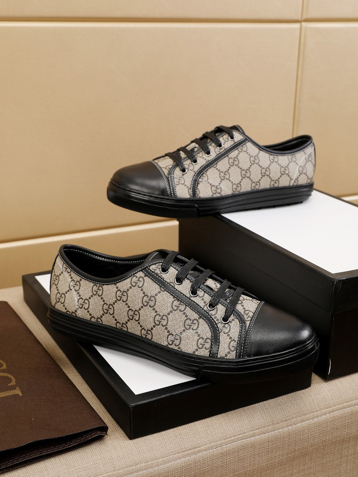 Gucci Monogram Low-Top Sneakers — hero