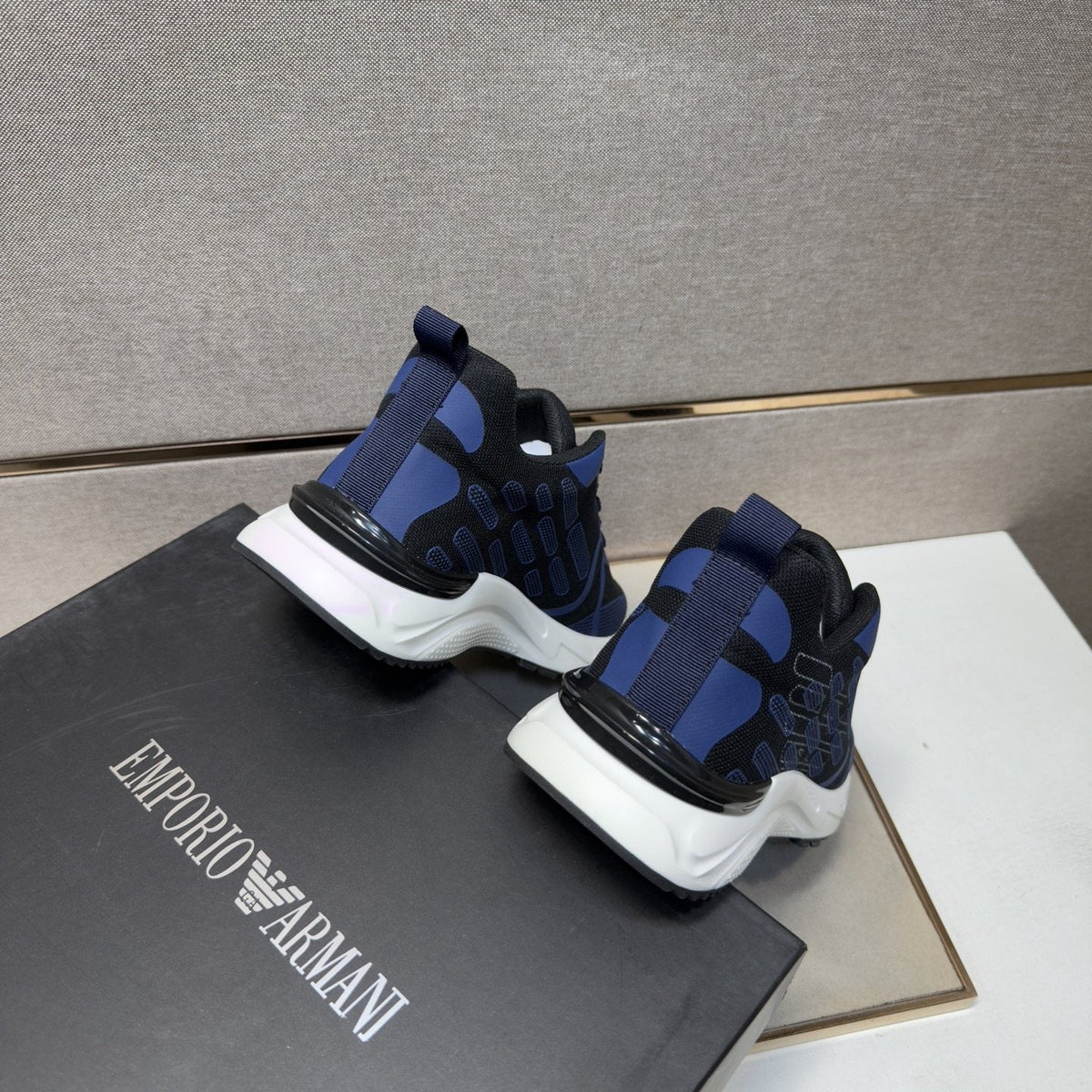 Emporio Armani Men’s Low-Top Sneakers — back
