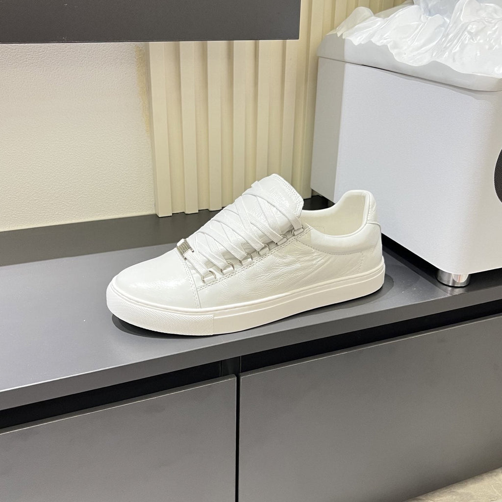 Balenciaga Metal-Bar Low-Top Sneakers — side