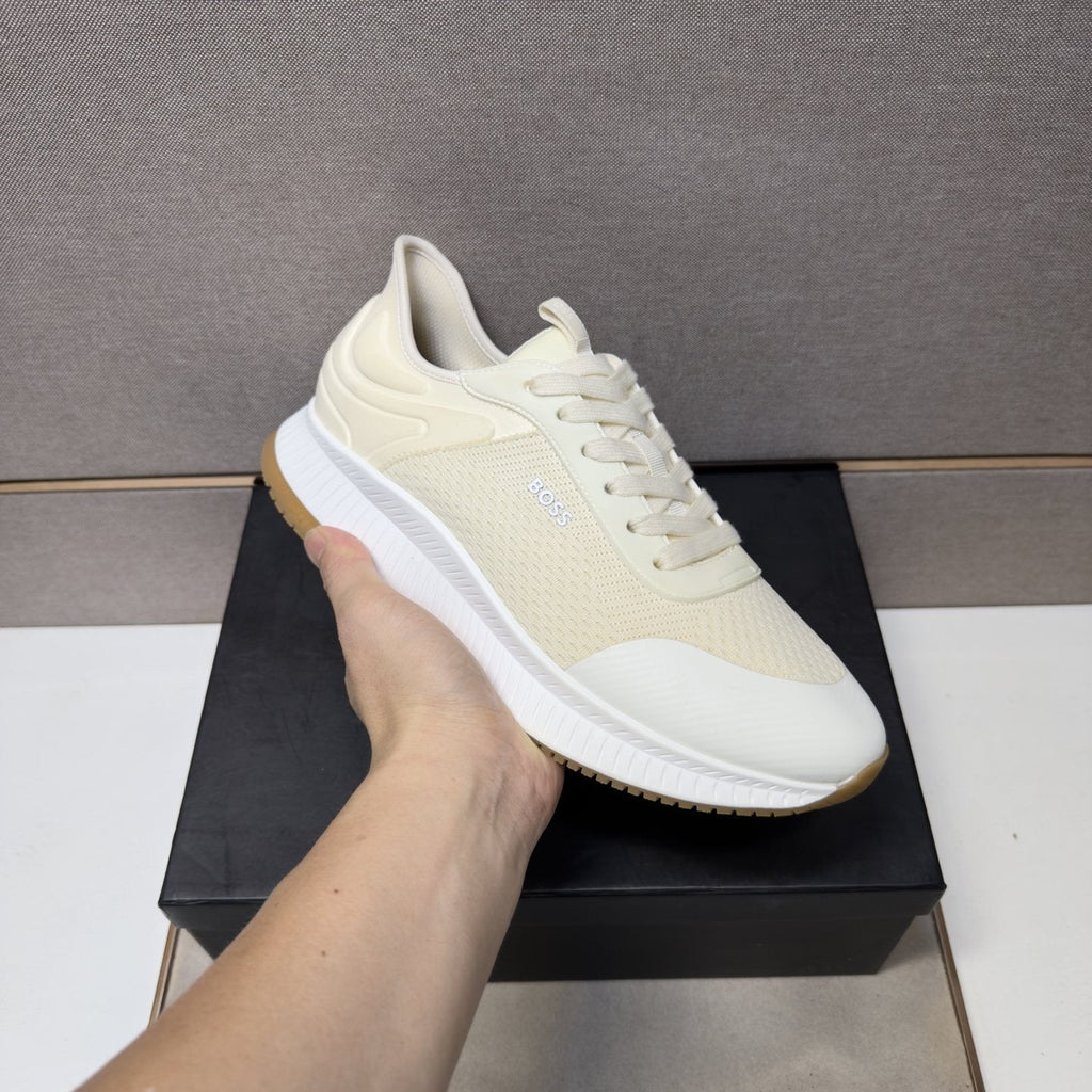 BOSS Mesh Panel Sneakers — side