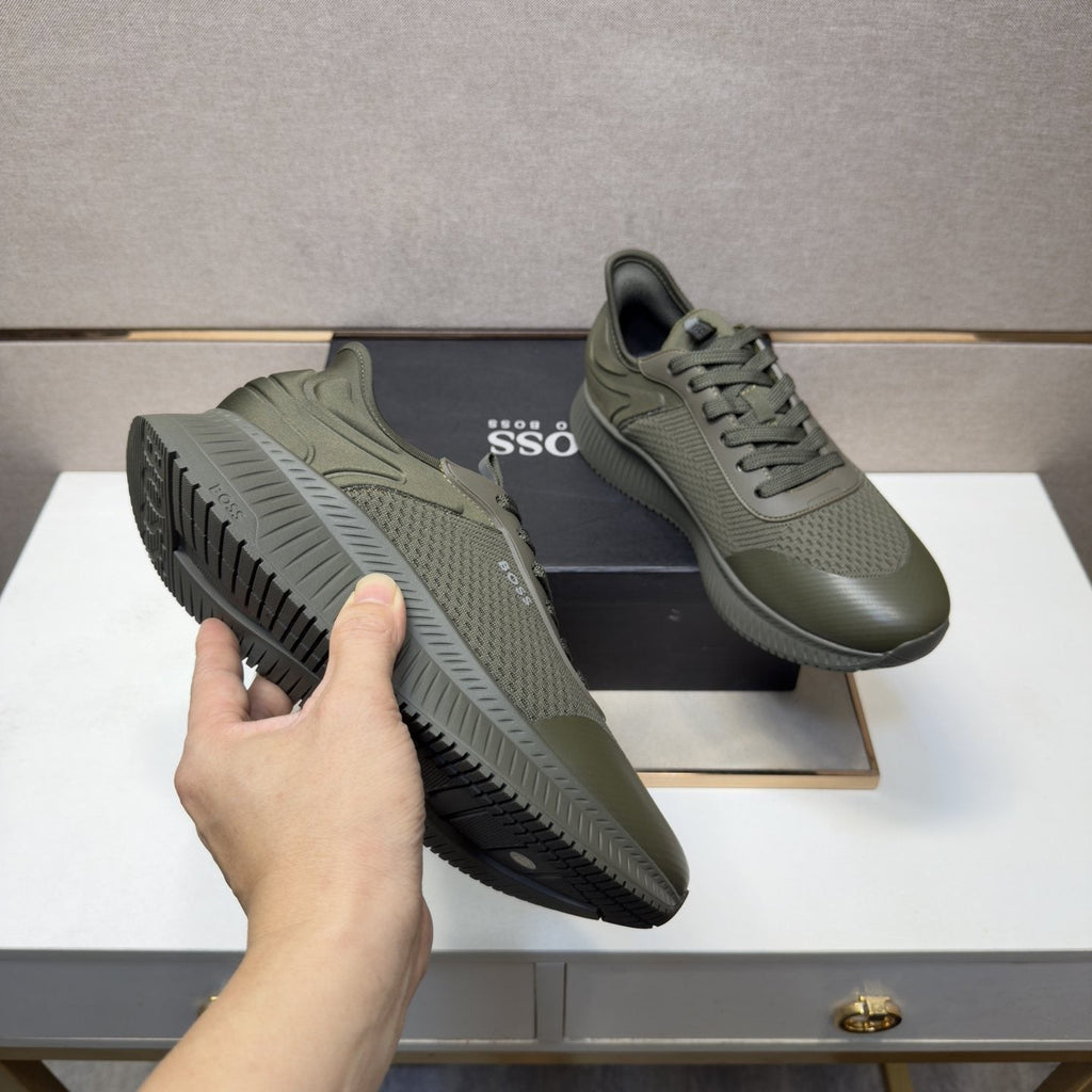 BOSS Mesh Panel Sneakers — model