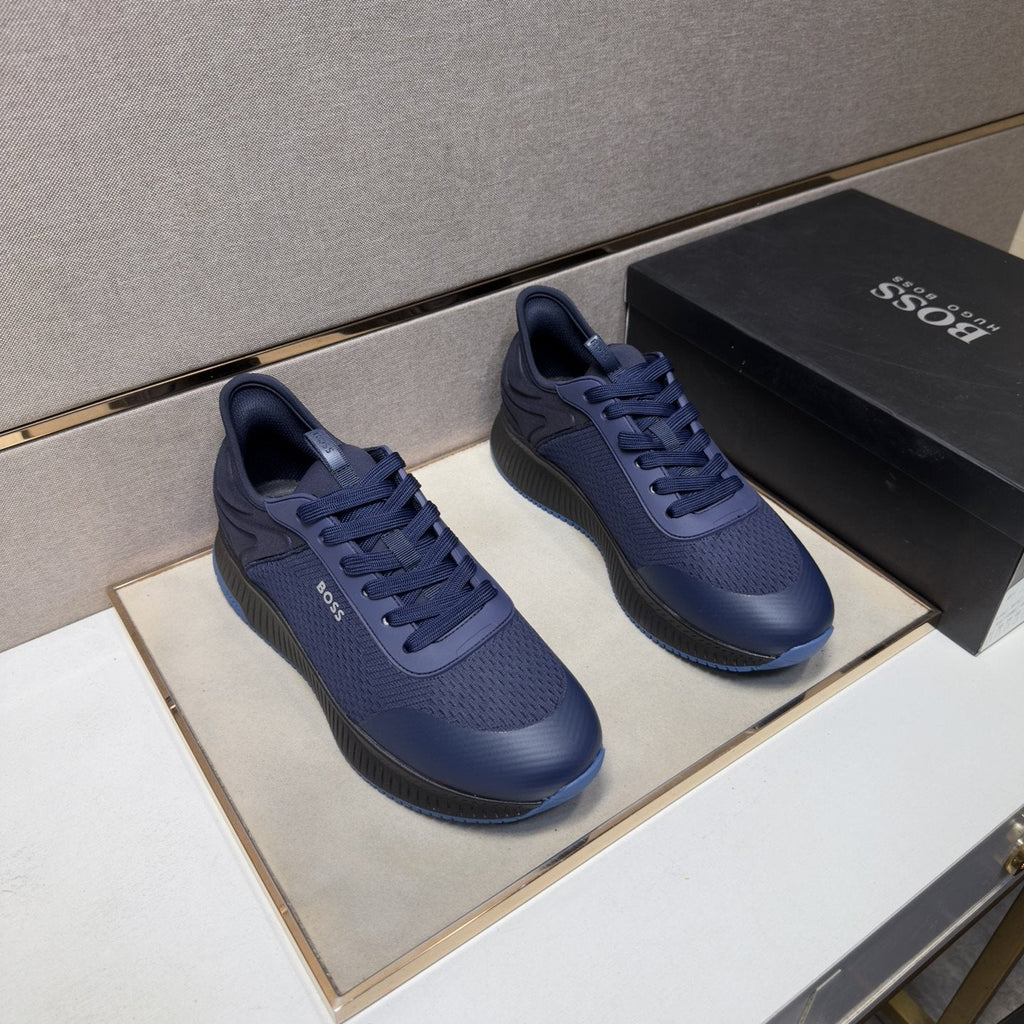 BOSS Mesh Panel Sneakers — front