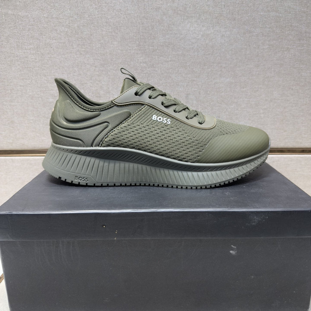 BOSS Mesh Panel Sneakers — side