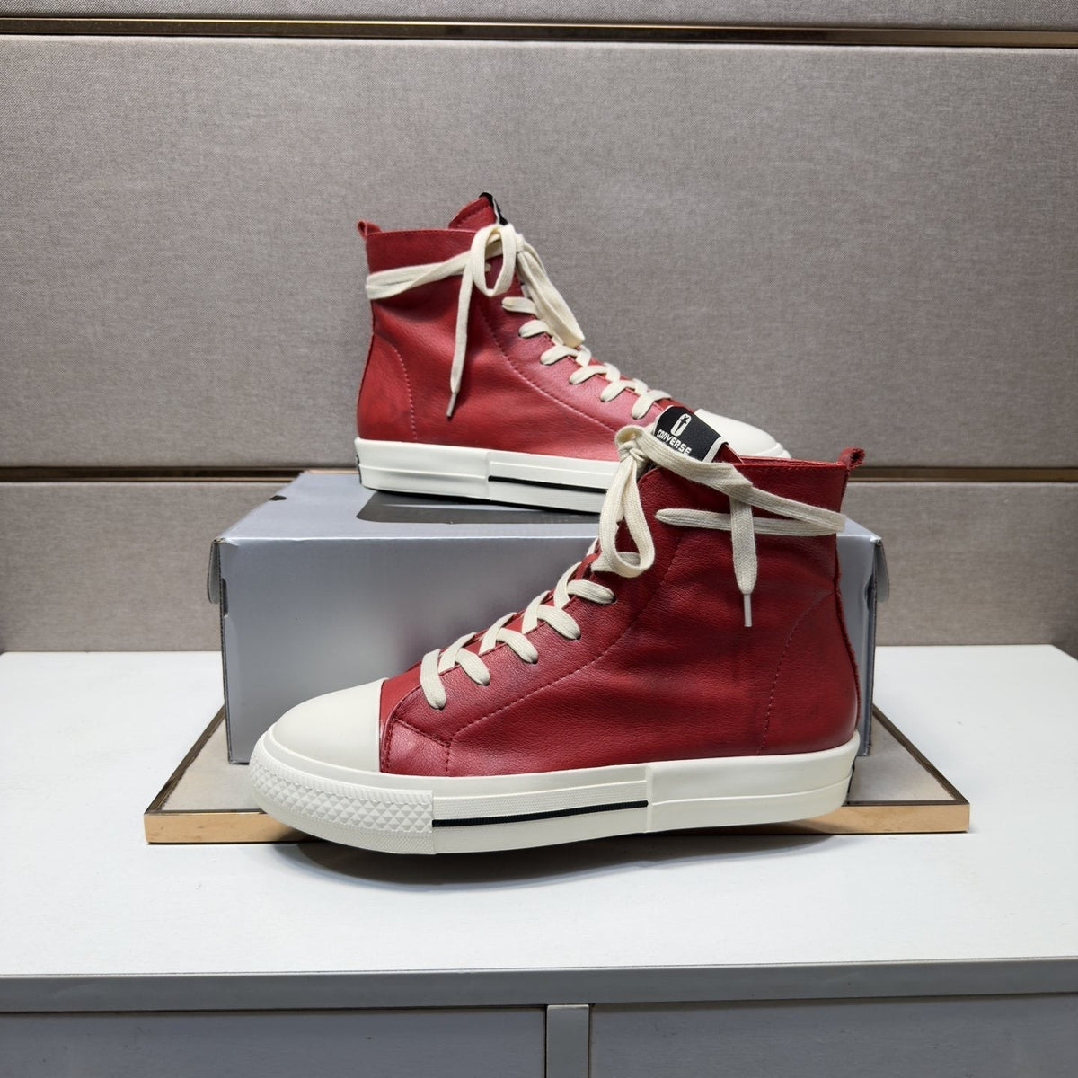 Converse Two-Tone High-Top Sneakers — model