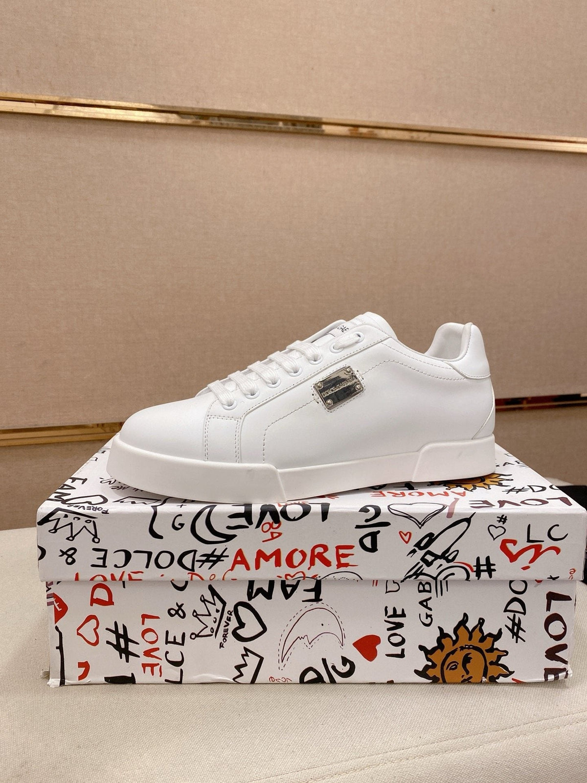 Dolce & Gabbana Low-Top Lace-Up Sneakers — hero