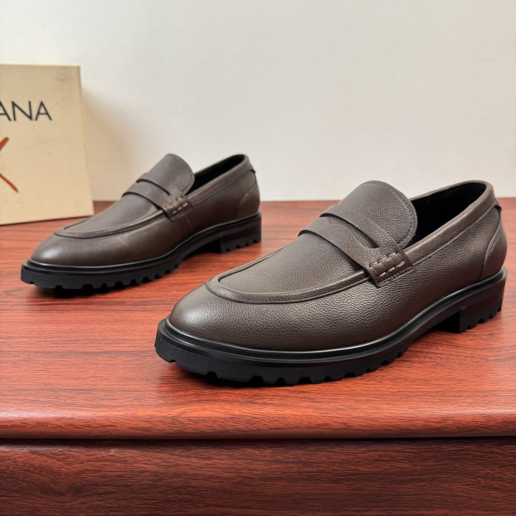 Dolce & Gabbana Lug Sole Loafers — front
