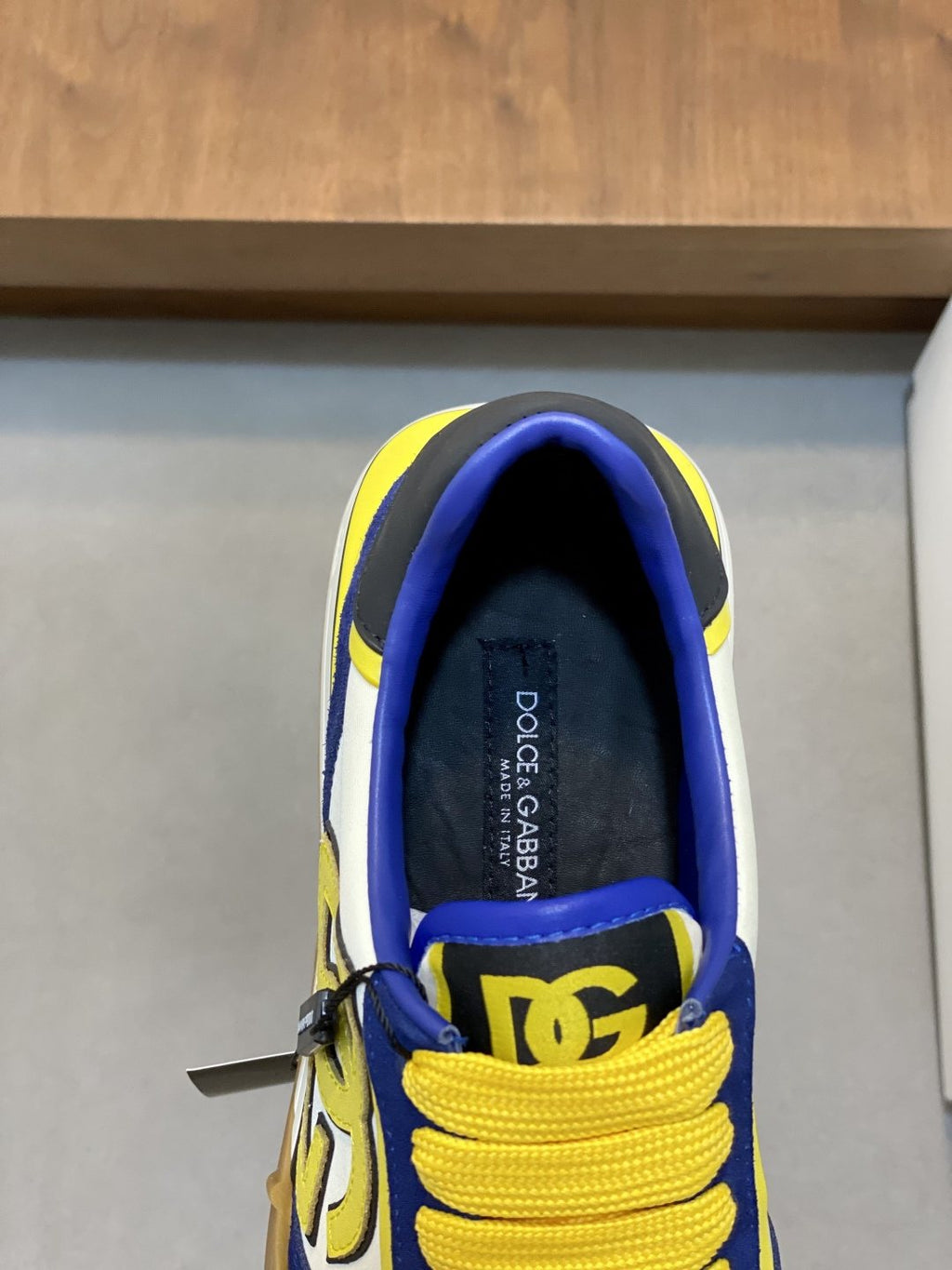 Dolce & Gabbana Low-Top Leather Sneakers — back