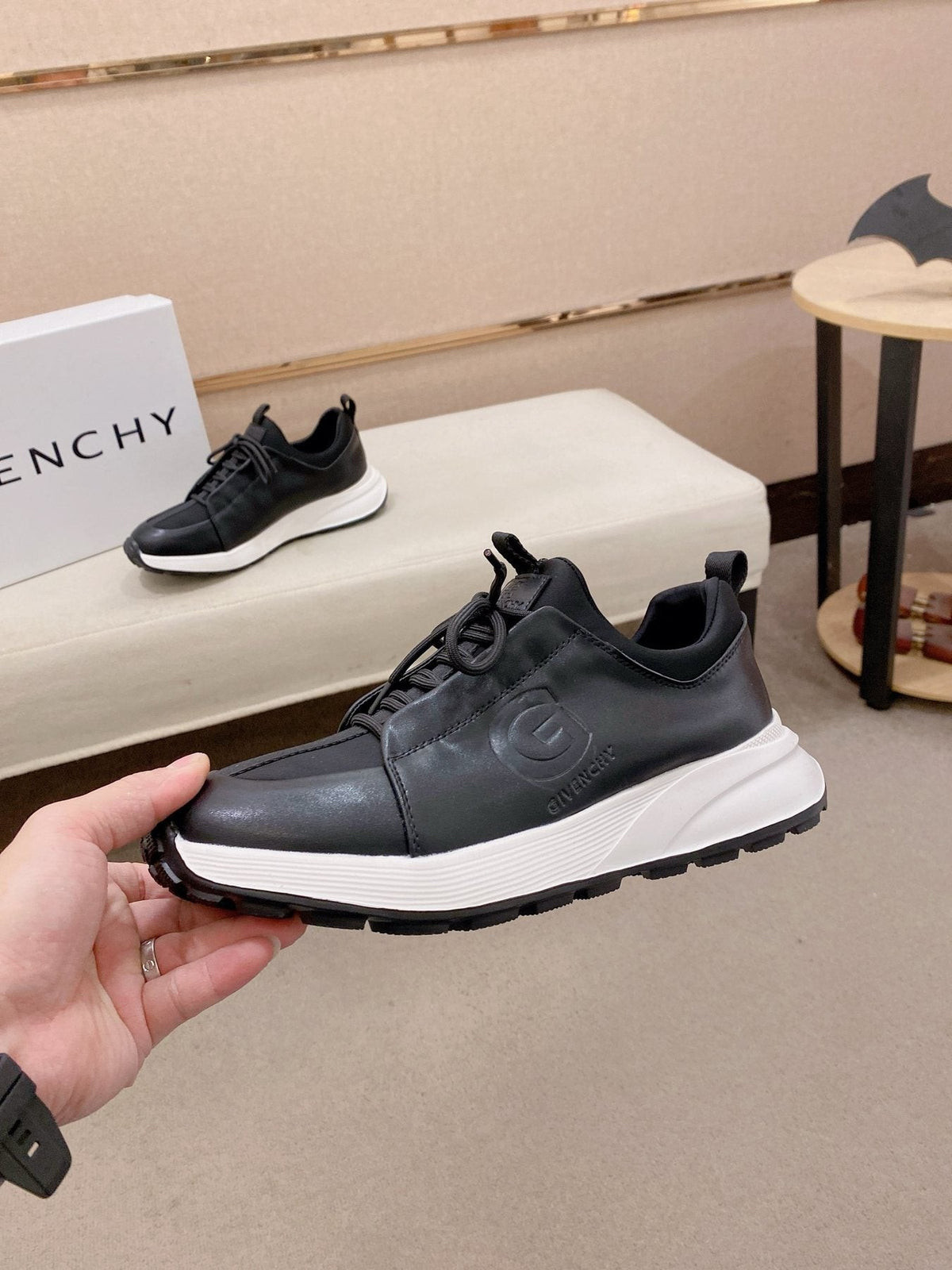 Givenchy Low-Top Lace-Up Sneakers — side
