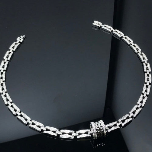 B.zero1 Diamonds Chain Link 18K Gold Necklace