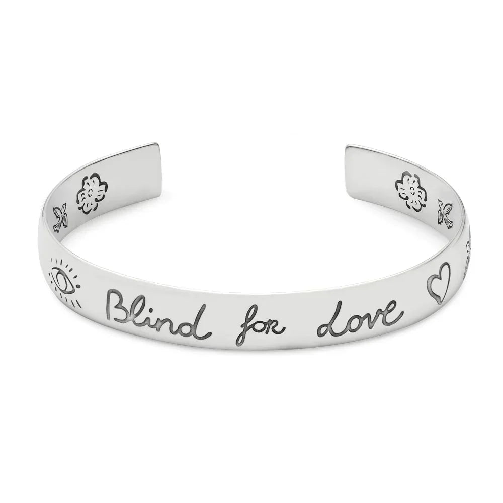 Double Gucci Blind For Love Bracelet